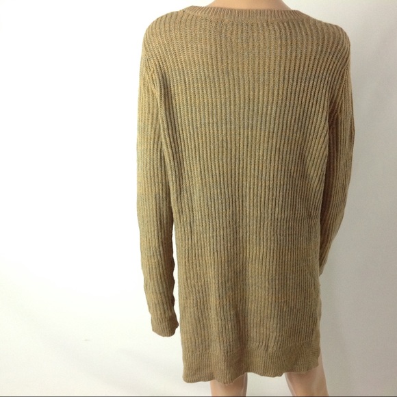 $195 New Shades of Blonde Sweater Size S Tan - Picture 2 of 4